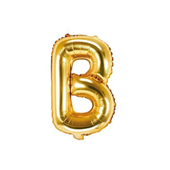 Palloncino in lamina a forma di lettera , 35 cm, oro
