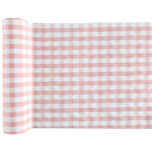Runner da tavola vichy 26 cm x 3 mt