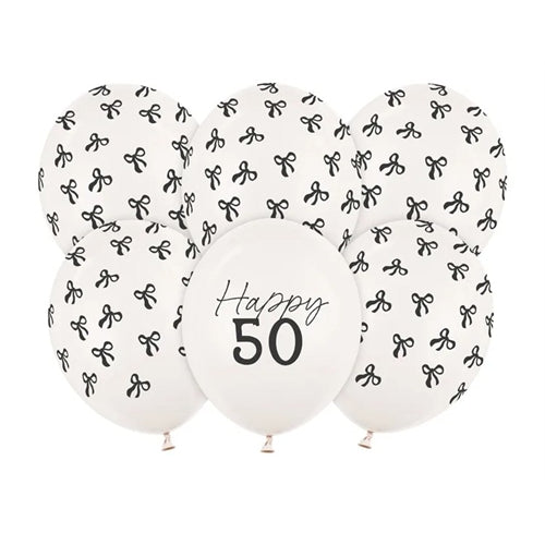 Palloncini 30 cm, bianco sporco pastello (1 confezione / 6 pezzi)