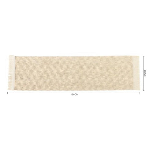 Runner tavola intrecciato naturale – 120 x 30 cm