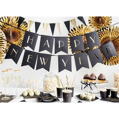 Piatti let's celebrate, neri, 23 cm (1 confezione / 6 pezzi)