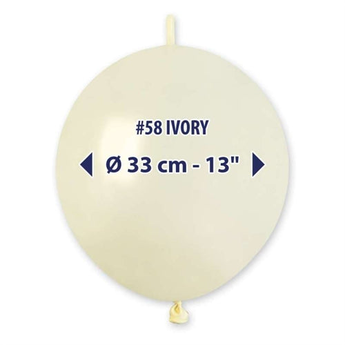 Palloncino 13" gl13 link avorio 059 gemar 50pz