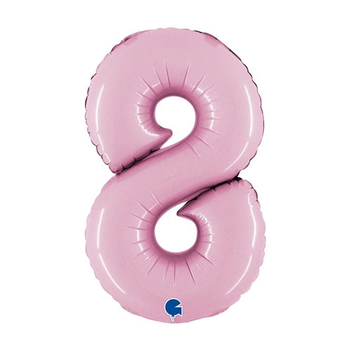 Palloncino 14" mylar numero rosa