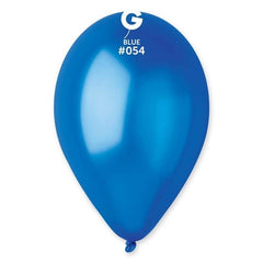 Palloncino gemar gm120 13" blu oceano metal 054 50 pz