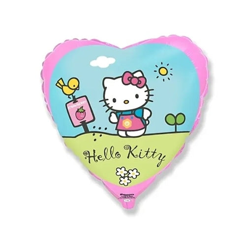 Foil 18" cuore hello kitty giardino