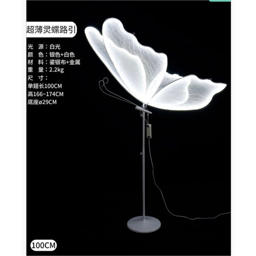 Lampada decorativa a farfalla led da terra 166-175 cm