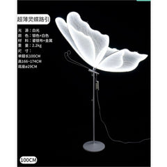 Lampada decorativa a farfalla led da terra 166-175 cm