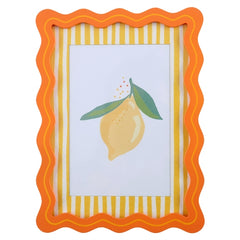 Portafoto decorativo limone 15x20 cm  – giallo e arancio