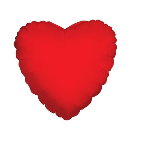 Mylar cuore rosso 24" 1 pz
