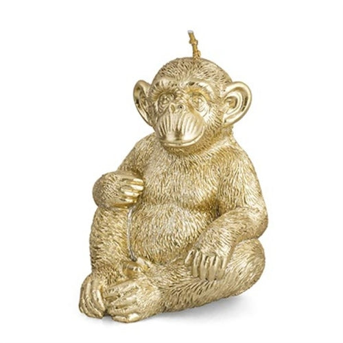 Candela scimmietta oro h. 90 mm