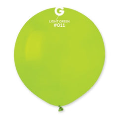 Palloncino in lattice 19" g19 verde lime "light green 011" 25pz