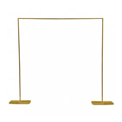 Struttura in ferro oro rettangolare 200 x 200 cm