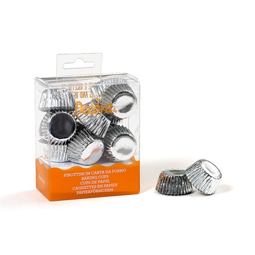 Pirottini bon bon argento 27x17 mm 180 pz