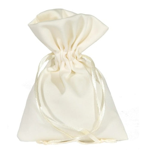 Sacchetti 10 pezzi justine 8x10cm color crema