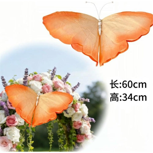 Farfalla decorativa gigante 60x34 cm