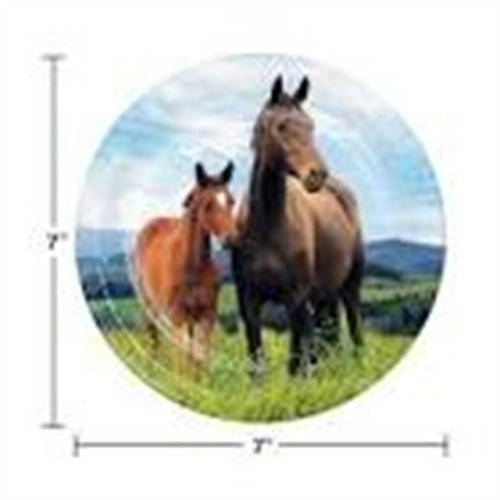 Piatti cavalli e pony 18 cm