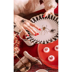 Piatti a forma di ragno, 23 cm, mix (1 confezione / 6 pezzi)