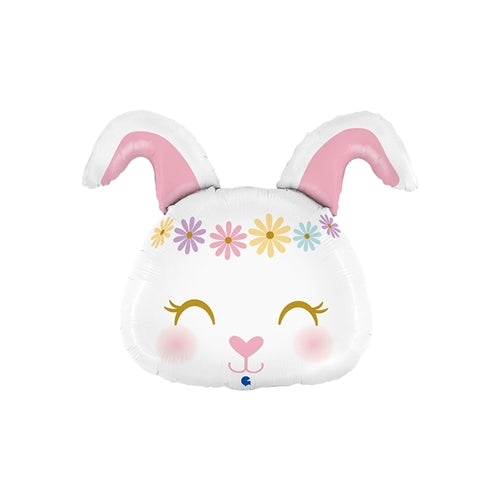 Mylar supershape coniglio 25" "hippie bunny"