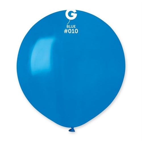 Palloncino in lattice 19" g19 azzurro "blue 010" 25pz