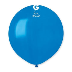 Palloncino in lattice 19" g19 azzurro "blue 010" 25pz