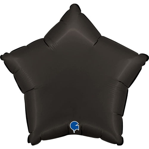 Palloncino in foil 18" stella nero fumè