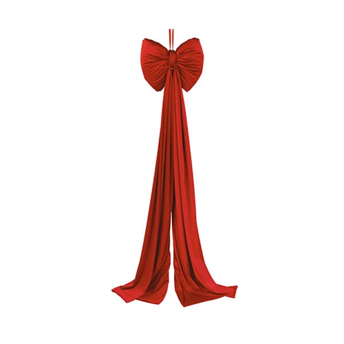 Fiocco velluto rosso da app. 440xh.2100 mm