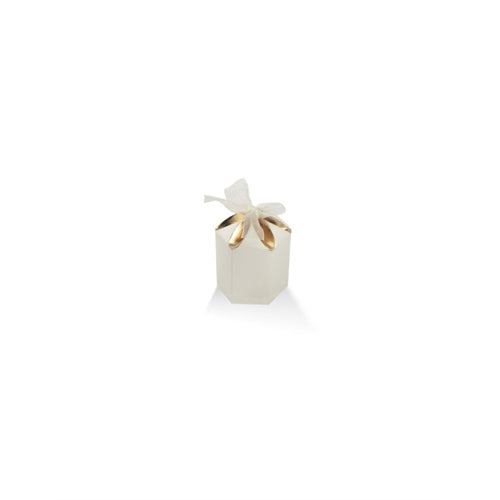 Scatolina esagonale golden flower
