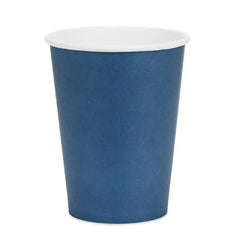 Bicchieri di carta, blu scuro, 250 ml (1 confezione / 6 pezzi)