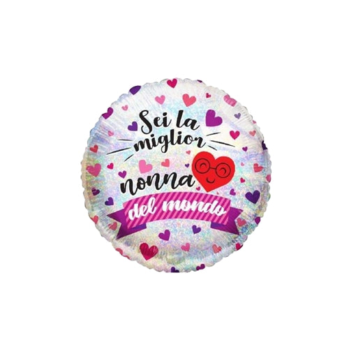 Palloncino 18" sei il miglior nonno/a del mondo