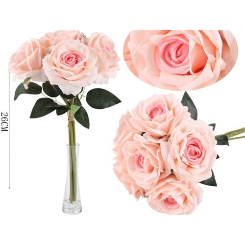 Mazzoline di rose h. 26 cm
