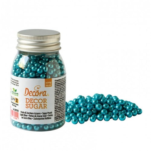 Perle di zucchero azzurro 5 mm 100 gr
