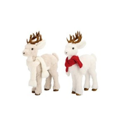 Decorazione renna natale 9x26xh. 36 cm