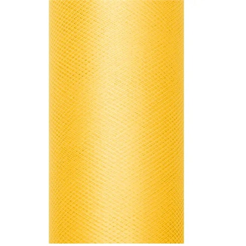Tulle tinta unita, giallo, 0,3 x 9 m