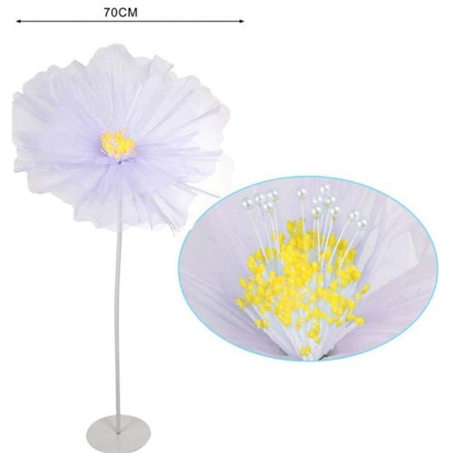 Fiore decorativo gigante su stelo 165 cm