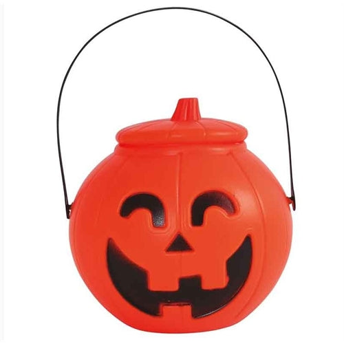 Secchiello con coperchio hallooween zucca