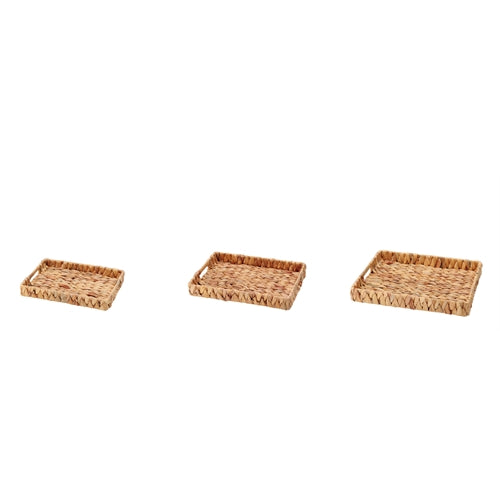 Set 3 vassoi giacinto elios h. 4/4,5/ 5 cm