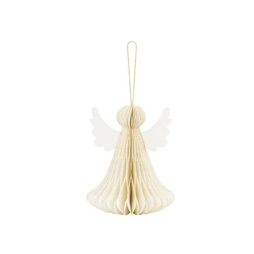Angelo in carta da decorazione 24 cm