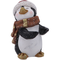 Pinguino resina 10 x 7 x h. 14 cm
