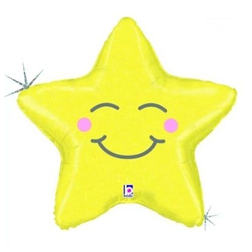 Mylar super shape stellina " chubby- star" 26"