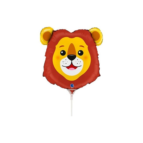 Minishape 14" mylar leone "head lion" 1 pz