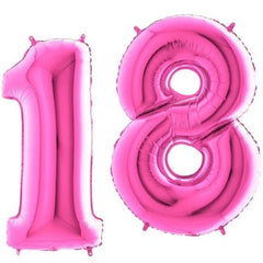 Palloncino mylar fucsia numeri  40"