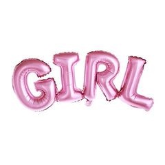 Mylar scritta boy/ girl 66 x 33 cm