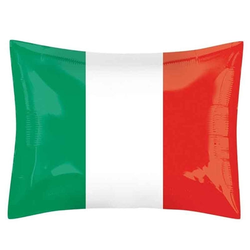 Mylar bandiera italia rettangolo 17"