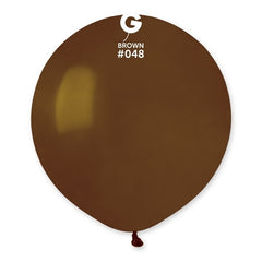 Palloni in lattice g19 gemar marrone 25 pz #048
