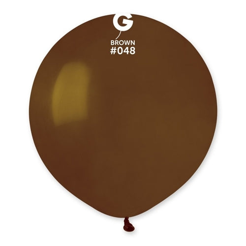 Palloni in lattice g19 gemar marrone 25 pz #048