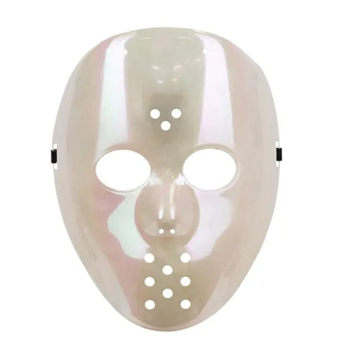 Maschera da hockey, 20x24cm, bianca