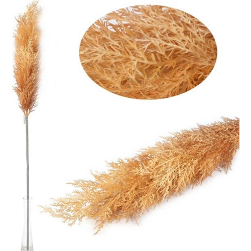 Pampas in silicone arancio/rosso h. 105 cm