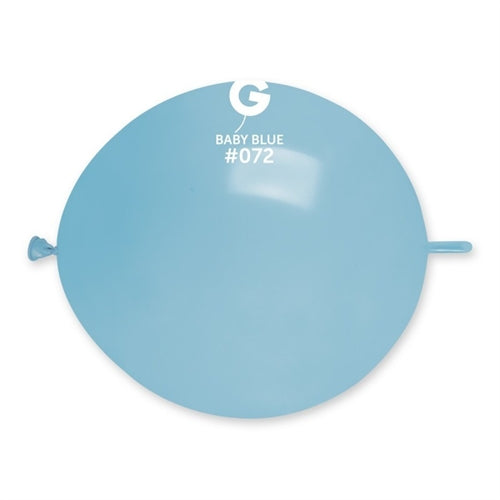 Palloncini il lattice glink 13" celeste baby #072 50 pz