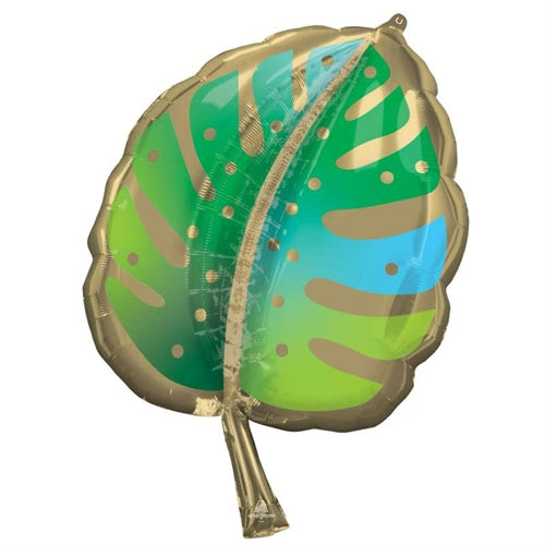 Mylar supershape foglia iridescente 55x76 cm