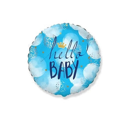 Mylar hello baby 18" - 45 cm tondo